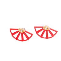 Orecchini Valentina Ferragni Donna Ginevra Ruby in Argento DVF-OR-LO13 - DVF-OR-LO13